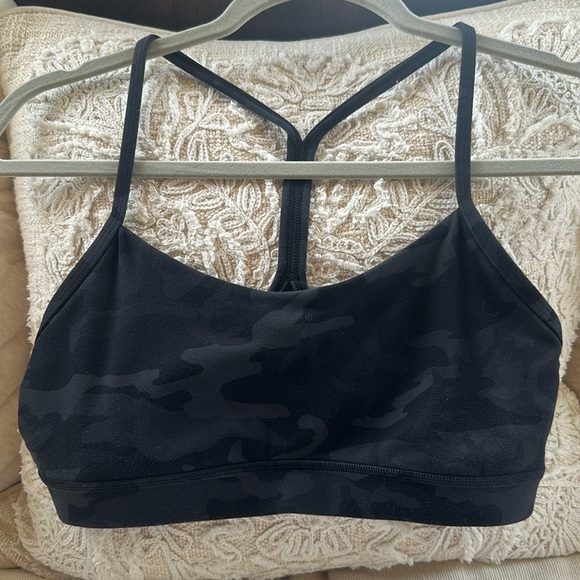 lululemon athletica Other - ~SOLD~Lululemon~Grey/Black Camo Sports Bra~Size 8